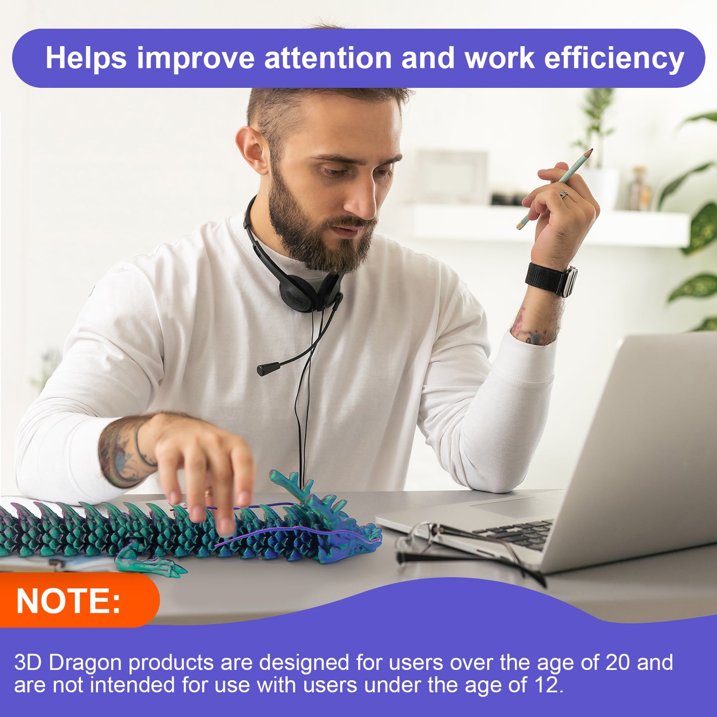 SOYOMAN 3D Printed Dragon-Purple